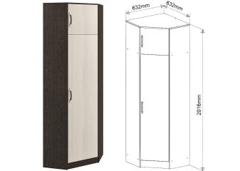 Шкаф угловой "Ронда" ПРШУ 632.1