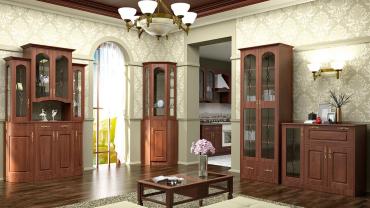 Витрина угловая с зеркалами "Венеция В 2" Витрина угловая с зеркалами "Венеция В 2"