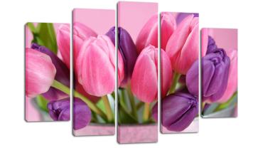 Картина модульная "Тюльпаны"