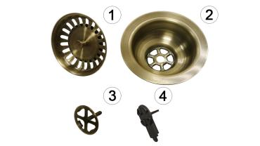 Комплект фурнитуры для большого выпуска "ЮКИНОКС" SВ 101