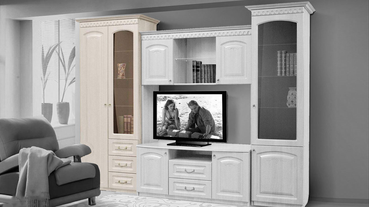 Шкаф МЦН комбинированный 2-х створчатый "Гармония 4" от магазина мебели МегаХод.РФ