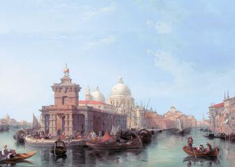 Репродукция "Город"