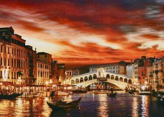 Репродукция "Ночная Венеция"