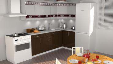 Кухня угловая "Селена 981" 2.2м х 1.2м