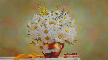 Репродукция "Ромашковый привет"