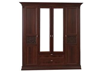 Шкаф 4-х створчатый с ящиками "Версаль" глория