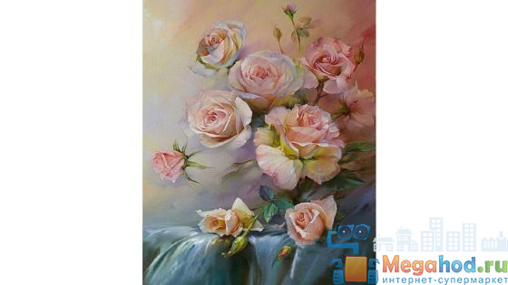 Репродукция "Розовые розы" от магазина мебели MegaHod.ru
