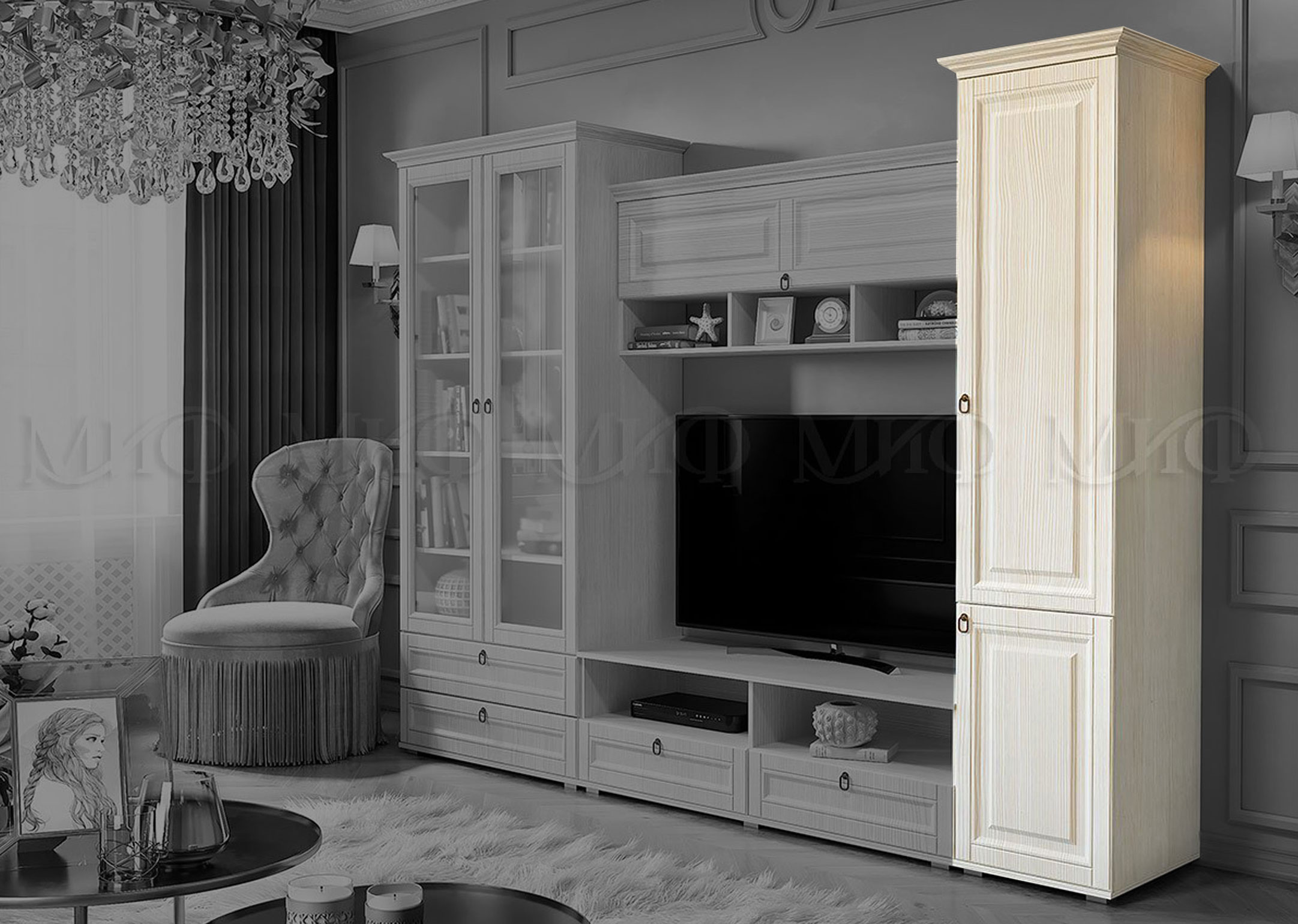 Пенал "Престиж 1" от магазина мебели МегаХод.РФ