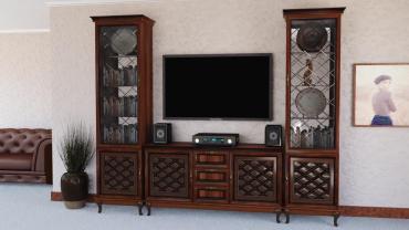 Шкаф остекленный "Ванесса" Шкаф остекленный "Ванесса"