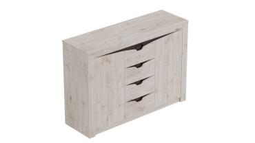 Тумба 4 ящика, 2 двери "Соренто град"