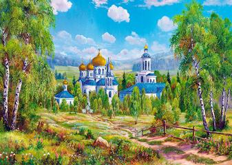 Репродукция "Монастырские просторы"