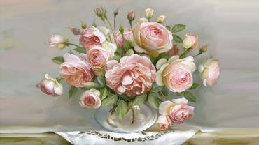 Репродукция "Букет роз"